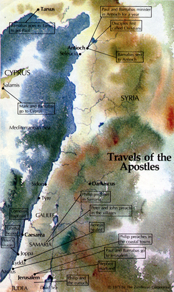 travel of apostles