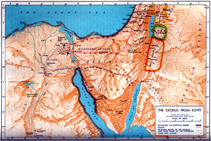 the exodus path