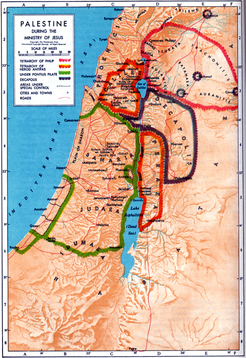 palestine during Jesus ministry