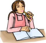 girl thinking